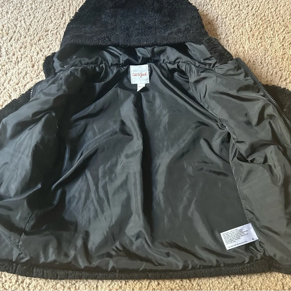 Cat & Jack | Faux Fur Black Jacket